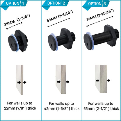 RV Cable Pass Through kit for Starlink, Camper Wall Cable Grommet 75mm 2pcs