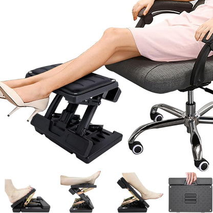 Kalnweis Ergonomic Under Desk Footrest & Leg Rest Stool with Massage Roller