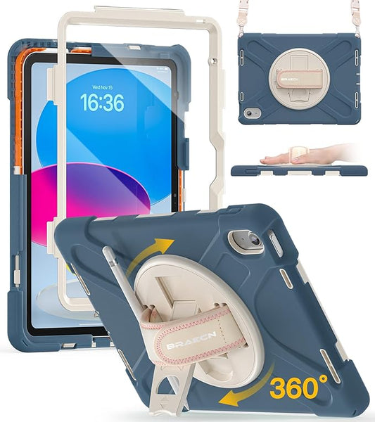 BRAECN Case for iPad (A16) 11th/10th Generation - (11''/10.9'') 2025/2022