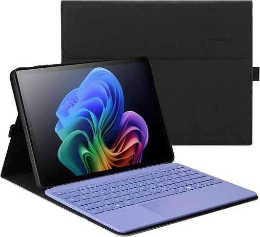 Omnpak Case for Microsoft Surface Pro 12" 2025, Multi-Angle Stand