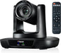 12X Optical Zoom Conference Room Camera USB3.0 HDMI PTZ Camera 1080P 60FPS Wide-Angle for Video Conference Church Live Streaming Meeting Education Works with Zoom Webex OBS YouTube