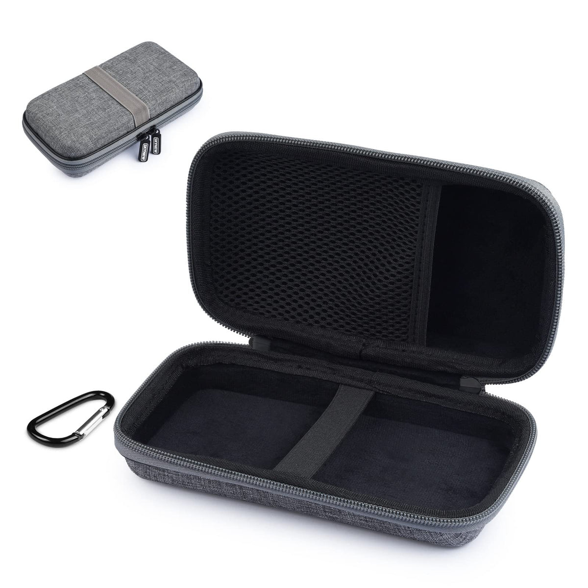 Hard Travel Case Fit for RAVPower 26800/20100/20000mAh, Anker Power Core 26800mAh/PowerCore +26800mAh, Dulla M50000 Power Bank 12000mAh, ROMOSS 30000mAh, Lab599 Tx500 Radio by SKYNEW (Large Black)