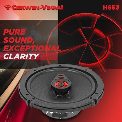 CERWIN-VEGA! HED 2025 Edition – 6.5” 3-Way Coaxial Full Range Speaker System - H653