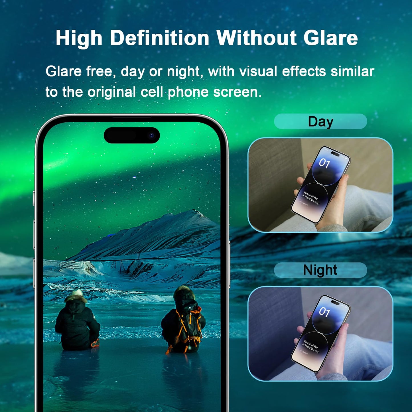 JESOHO Blue Light Screen Protector for iPhone 14 Pro 6.1 inch
