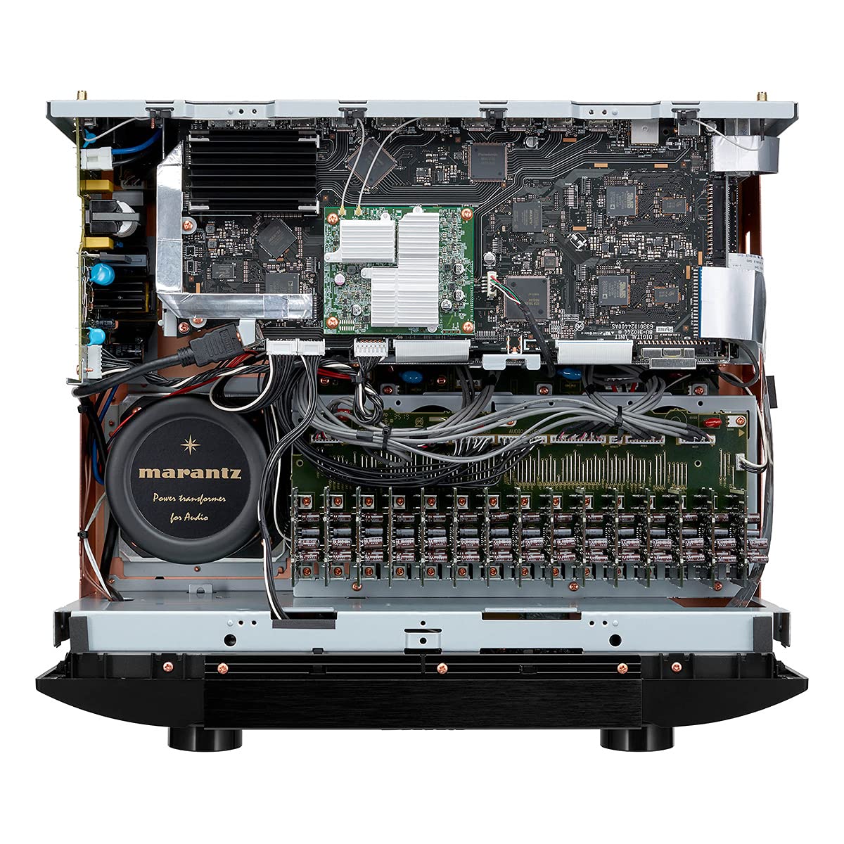 Marantz AV8805A AV Pre-Amplifier - 13.2 Channel, Advanced 8K Upscaling, IMAX Enhanced, Auro-3D, Dolby Atmos & DTS, Wireless Streaming via Wi-Fi, Bluetooth, AirPlay 2 & HEOS, Amazon Alexa, Audyssey EQ