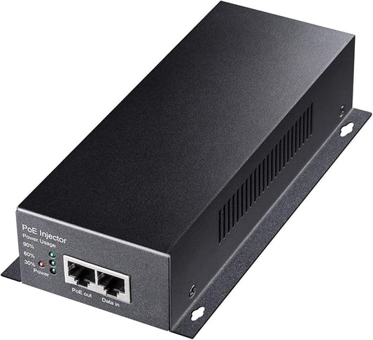 Cudy 90 Watts Gigabit PoE++ Injector, 1000Mbps PoE Adapter, 90W Power Budget, PoE++ Adapter, IEEE 802.3af / 802.3at/802.3bt Compliant, 54V, Metal Housing, POE350