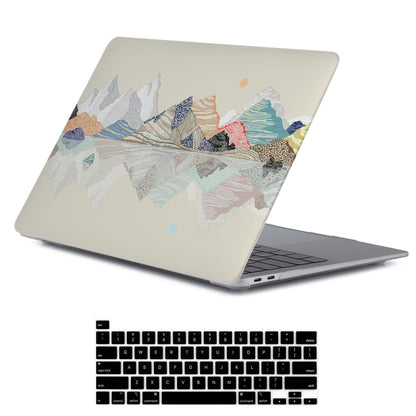 LanBaiLan Compatible for MacBook Pro 13 inch with Touch Bar 2022 2020 2019 2018 2017 2016 Release M1 M2 A2338 A2289 A2251 A2159 A1989 A1706 A1708, Laptop Hard Case & Keyboard Cover, Aesthetic Flower