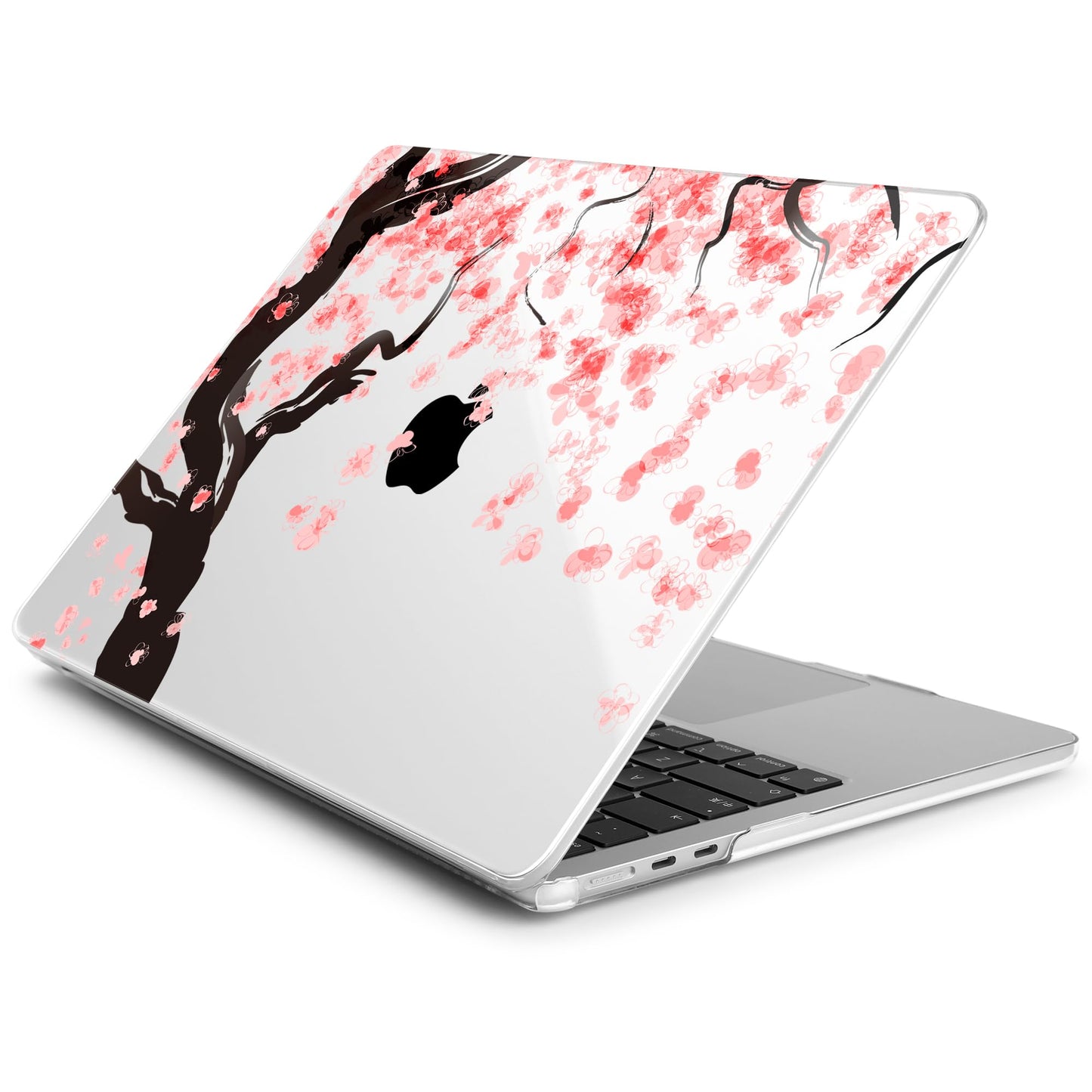 Batianda Case for MacBook Air 15" with M5 M4 M3 M2 Chip, Cherry Blossoms