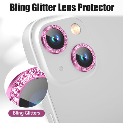 AGVEE 3+3 6 Pack for iPhone 15/15 Plus Camera Lens Protector Cover