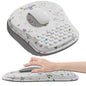 Aszqvd Ergonomic Mouse Pad with Wrist Support, White Mousepad for Desk