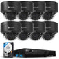 4COVR PoE 16 Camera Security System 4K for Business & 4TB HDD, LY54AB8M1616