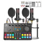 M100 2‑Person Podcast Equipment Bundle,48V XLR Dual Condenser Mics