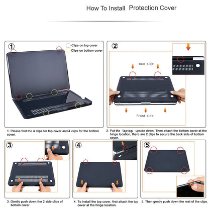 Beach Sunset Hard Case Compatible with MacBook Air 13 Inch Case 2017 2016 2015 2014 2013 2012 2011 2010 Release A1466/A1369,AMCJJ Plastic Hard Shell Cover & Keyboard Cover &Screen Protector
