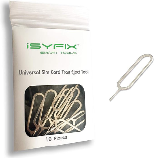 iSYFIX SIM Card Tray Eject Pin Removal Tool, 10 Pack