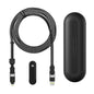 Rolling Square, inCharge XL, 6-in-1 Multi Charging Cable, 100W Ultra-Fast Charging Power, 10 Ft/3m, Urban Black