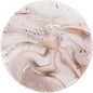 ITNRSIIET Round Mouse Pad with Stitched Edge Premium-Textured Waterproof Non-Slip Rubber Base Desktop Protection Mat Diameter 8.7 inches, Rose Gold Marbling
