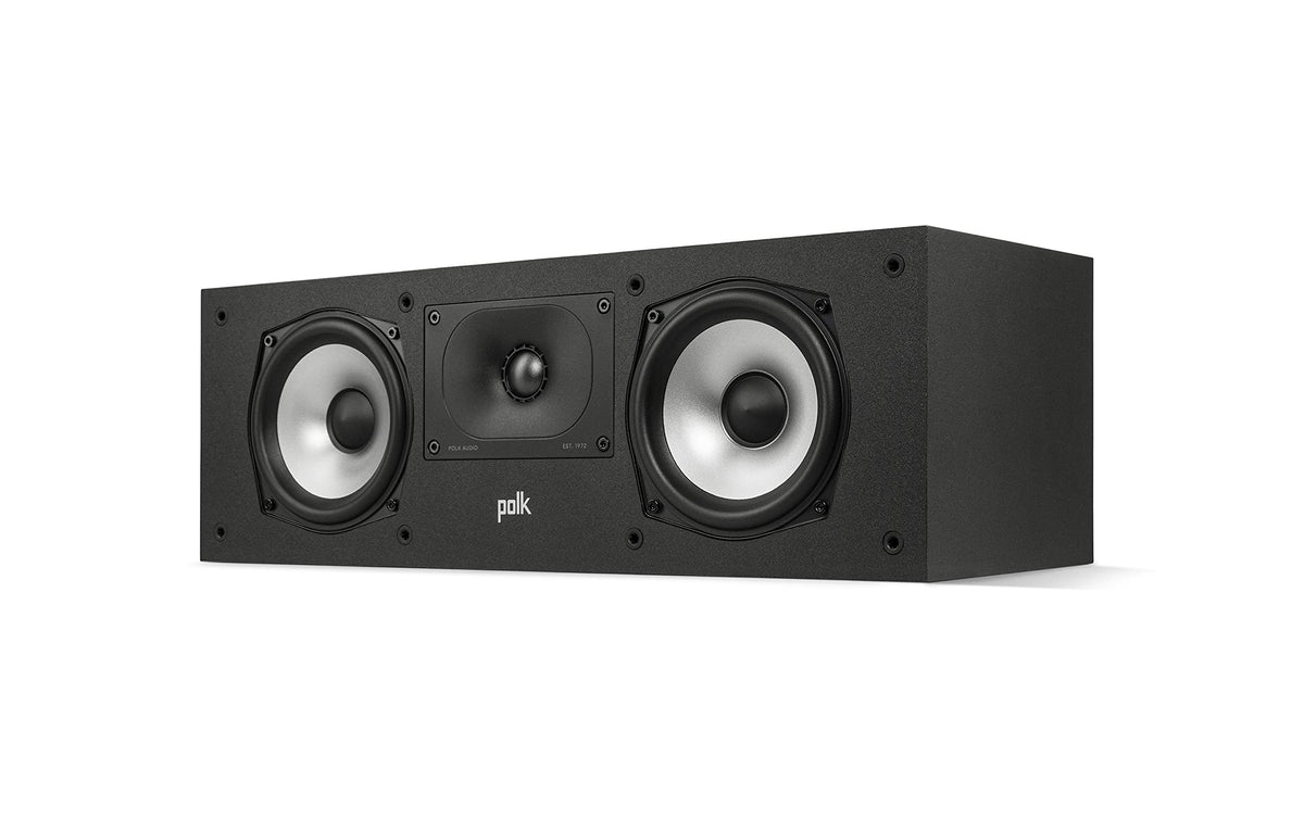 Polk Audio Monitor XT30 Compact Center Channel Speaker (Midnight Black)