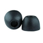 Comply 100 Core Series Memory Foam Replacement IEM Ear Tips, Black, Medium