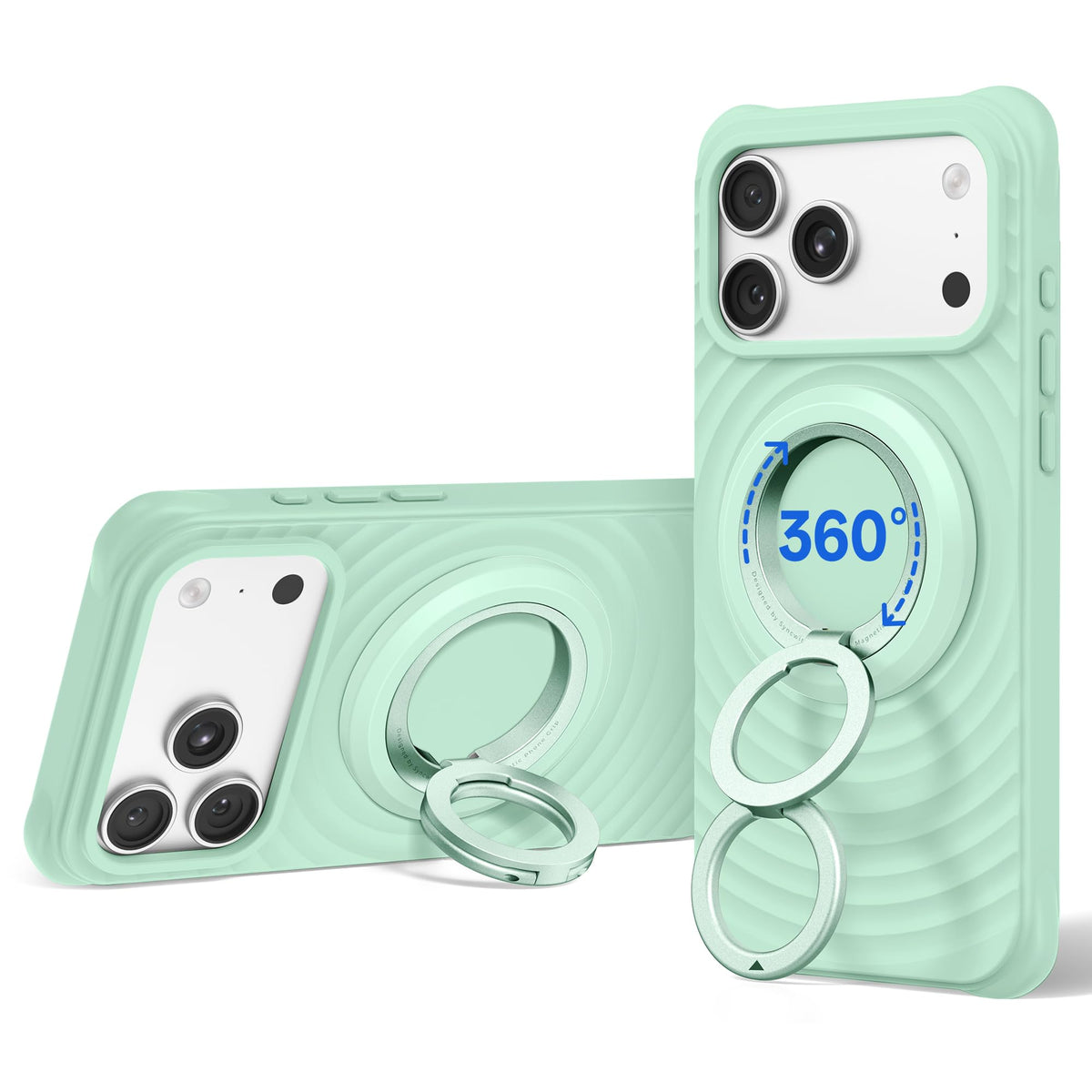 SYNCWIRE Magnetic Phone Ring Holder, for MagSafe Phone Grip Stand Kickstand