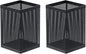 Comix Mesh Pen Holder Desk, Wire Pencil Holder with Foam Pad and Non-Slip Bottom Office Supplies Desk Organizer for Home Office School, 2 Packs