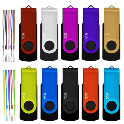 8GB Flash Drive 10 Pack Nicepicten USB 2.0 Thumb Drive USB Memory Stick