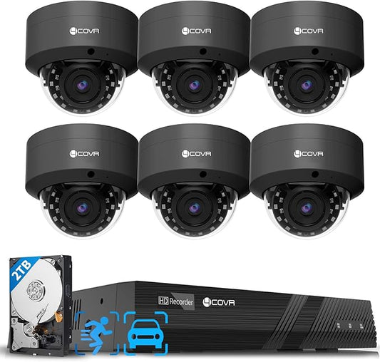 4COVR 4K PoE Security Camera System for Home with 2TB HDD, LY54AB8M0806