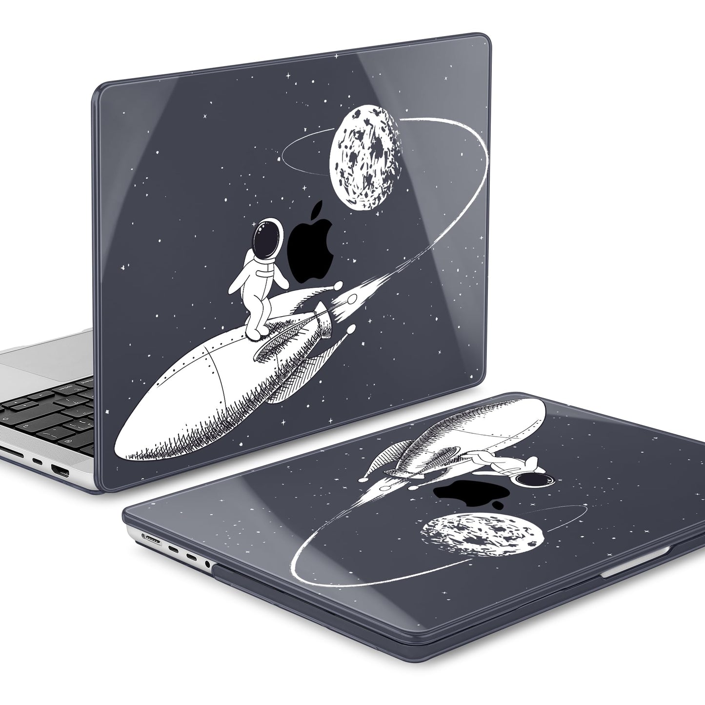 Mektron Case for 2026 M5 MacBook Pro 16 inch A3429 A3428 M4 A3403 A3186 M3 A2991 M2 A2780 M1 A2485 (2021-2025) Pro/Max with Liquid Retina XDR, Hard Shell Plastic Laptop Cover, Astronauts