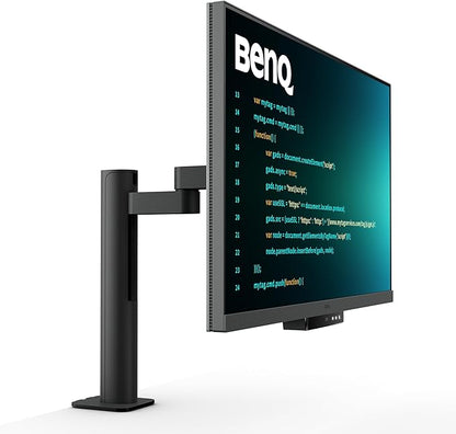 BenQ RD320UA 32” 4K 3840x2160 Programming Monitor with 2000:1 Contrast Ratio, Nano Matte Panel, MoonHalo, 90W USB-C, Coding Modes, Night Hours Protection, Ergonomic Stand, and Eye-Care Technology