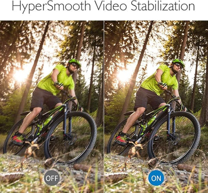 AKASO V50 Elite 4K60fps Touch Screen WiFi Action Camera Voice Control EIS 131 feet Waterproof Camera 8X Zoom Remote Control (with 64GB MicroSD Card)