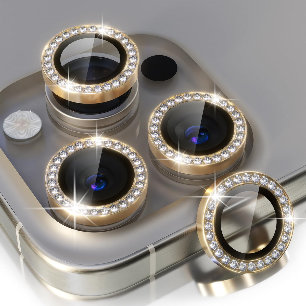 Choiche for iPhone 15 Pro/iPhone 15 Pro Max Camera Lens Protector