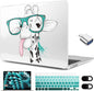 MEEgoodo for M4/M3/M2 MacBook Air 15.3 inch Case 2025 2024 2023, Case Fit Model (A3241/A3114/A2941) for MacBook Air 15 inch, Laptop Hard Shell with Keyboard Cover, Funny Giraffe