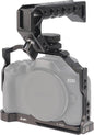 Hersmay R50 Cage with Top Handle,Aluminium Alloy Camera Cage for Canon EOS R50 Mirrorless Cameras, Vlogging Video Shooting Filmmaking Rig Stabilizer with 1/4" Mounting and 3/8" Arri Locating Hole