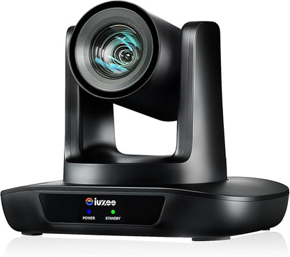 AI Auto Tracking PTZ Camera 3G-SDI/USB3.0/HDMI/LAN PoE 30X Optical and 8X Digital Zoom Live Streaming Camera 1080P 60FPS for Church Services Worship Education Events vMix OBS YouTube