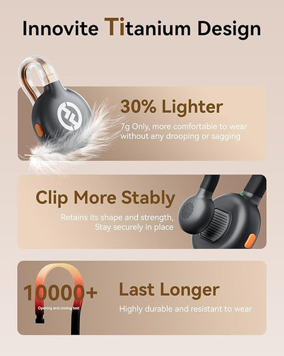 Hollyland Lark M2S Mini Combo (Camera RX+Type-C RX) Wireless Microphone for Camera/iPhone/Android/Laptop, 7g Lightweight, Titanium Clip, 300m Range, Content Creators, Online-Teaching, Streaming