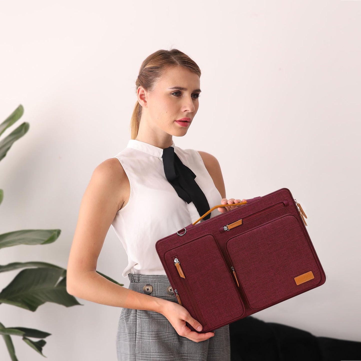 MOSISO 360 Protective Laptop Shoulder Bag, 15-16 inch Computer Bags