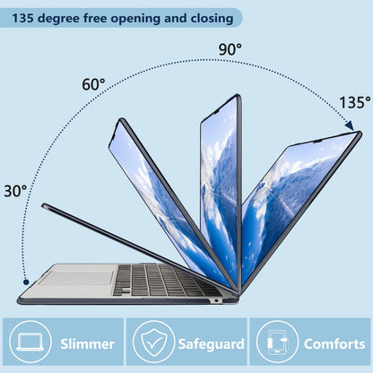 MecBevia Compatible with MacBook Air 15 inch Case M5 M4 M3 M2 2026-2023
