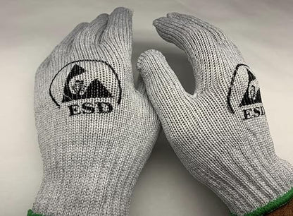 ESD Gloves - Heat Resistant - Anti-Static Gloves (10 Pairs