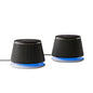 Amazon Basics Stereo 2.0 Speakers for PC or Laptop with Volume Control, 3.5mm Aux Input, USB-Powered, 1 Pair, Black
