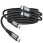 Dasku USB C to USB C Cable, 5 Pack [3/6/6/10/10FT] Charger Cable 60 W Fast Type C Charging Cord for iPhone 17 16 15 Pro Max Plus Samsung S23 Note 20 iPad Pro Air Mini MacBook LG and More