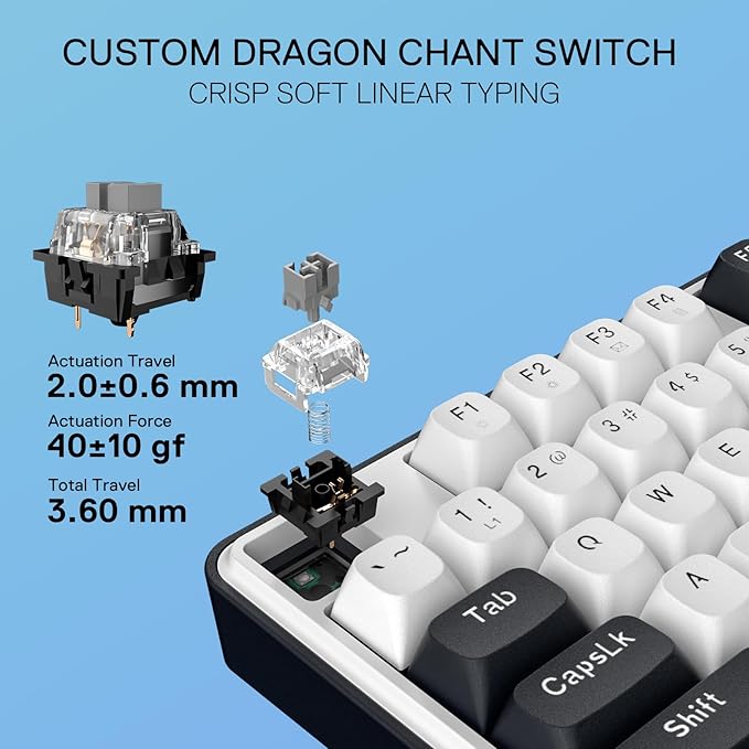 Redragon K689 108-Key Hot-Swap Wired RGB Gaming Keyboard, Extra 4 Hotkeys