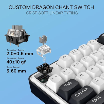 Redragon K689 108-Key Hot-Swap Wired RGB Gaming Keyboard, Extra 4 Hotkeys