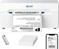 Nelko Bluetooth Thermal Shipping Label Printer, Wireless 4x6 Shipping Label Printer for Small Business, Support Android, iPhone and Windows, Widely Used for Amazon, Ebay, Shopify, Etsy(White)