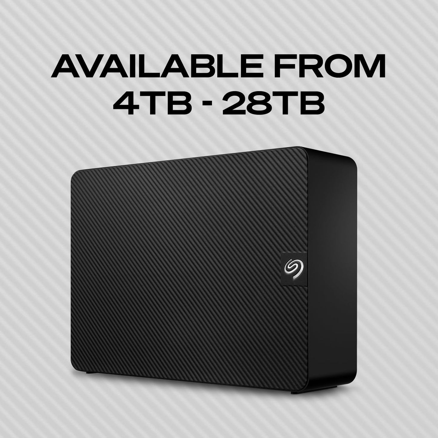 Seagate Expansion 24TB External Hard Drive HDD - USB 3.0, with Rescue Data Recovery Services (STKP24000400)