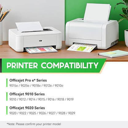 962XL Ink Cartridges Combo 4-Pack High Yield Replacement for HP 962 962XL Ink Compatible with OfficeJet 9012 Pro 9010 9014 9015 9016 9018 9019 9020 9022 9025 9028 e Printers Black Cyan Magenta Yellow