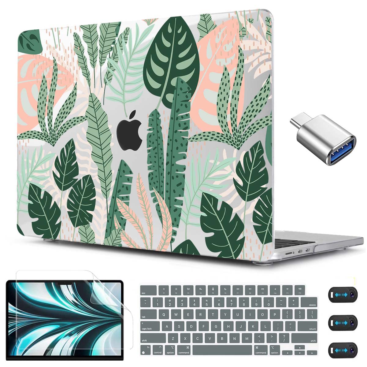 CISSOOK Compatible with MacBook Air 13.6 inch Case M2 M3 M4 M5 Ocean