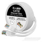 Cat5e Ethernet Cable 50 FT, Long Cat 5e Internet Cable, Yellow Snagless Patch Cord, Flexible, Network, LAN, PoE, Standard RJ45 Connector for PC, Server, Router, Modem, TV, PS5 - with 15 Cable Ties
