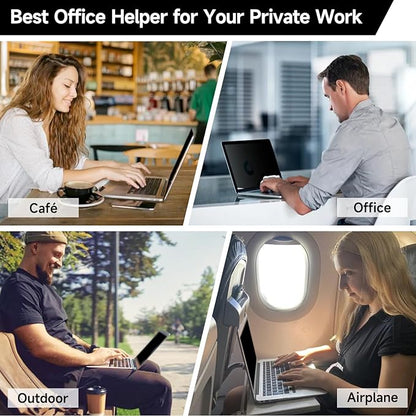14 Inch 16:9 Laptop Privacy Screen Filter, Anti Blue Light Glare & Anti Scratch Computer Privacy Shield for 14" with 1920x1080 Aspect Ratio Laptop