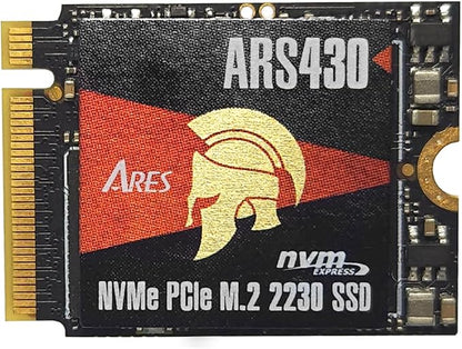 DATO M.2 2230 SSD 1TB, PCIe Gen 4x4 NVMe Internal Solid State Drive with Aluminum Heatsink, Compatible with Steam Deck, ROG Ally, Surface Pro, Mini PCs, Ultrabook, Up to 5000/3200 MB/s - ARES ARS430