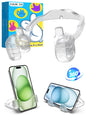CALDEVER Stocking Stuffers for Teens Boys Girls Cell Phone Stand: Upgrade Adjustable Thumbs Up Lazy Phone Holder for Desk Fun Birthday Gifts for Grandma Adults Husband from Wife (Grey, 1)