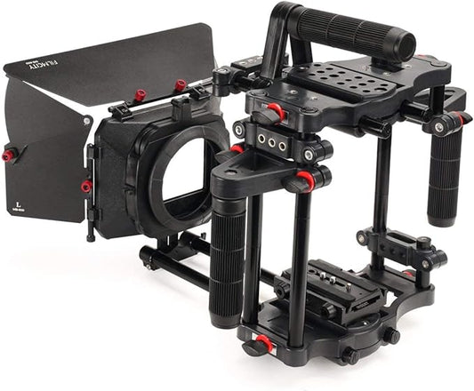 FILMCITY FC-CTH-01 Power Cage & MB-600 Matte Box Kit for DSLR Cameras